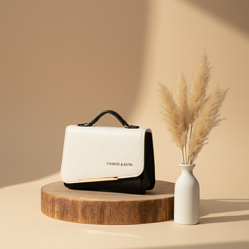 Elegant Duo-Tone Bag 