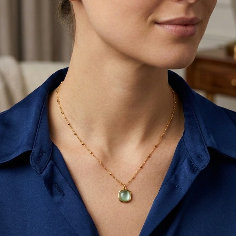 Aqua Marine  Necklace